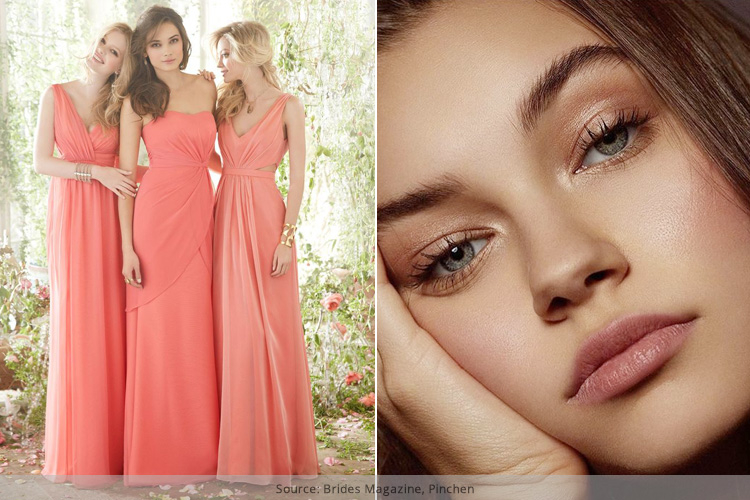 Eye Makeup For Coral Dress Top 4 Makeup Tips For Looking Fab While Wearing A Coral Dress