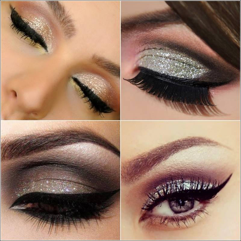 Eye Makeup For Evening Party Who Will Try Glittery Eye Makeup