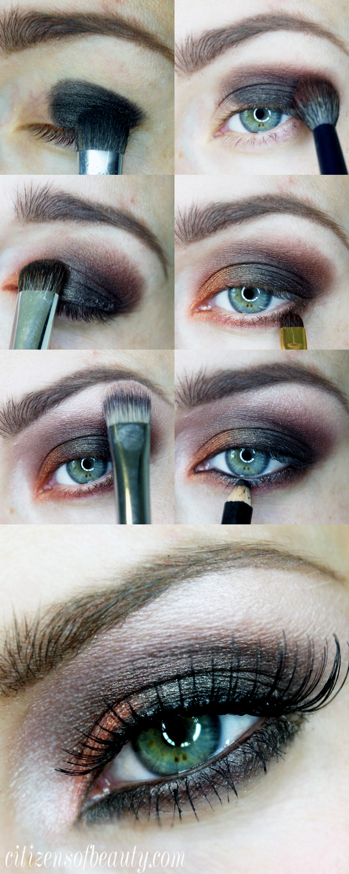 Eye Makeup For Halloween Orange And Black Halloween Eyeshadow Design Citizens Of Beauty