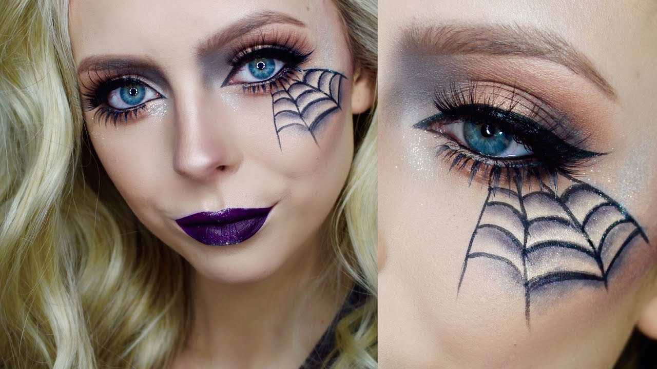 Eye Makeup For Halloween Quick Easy Halloween Makeup Cosmohaley Youtube