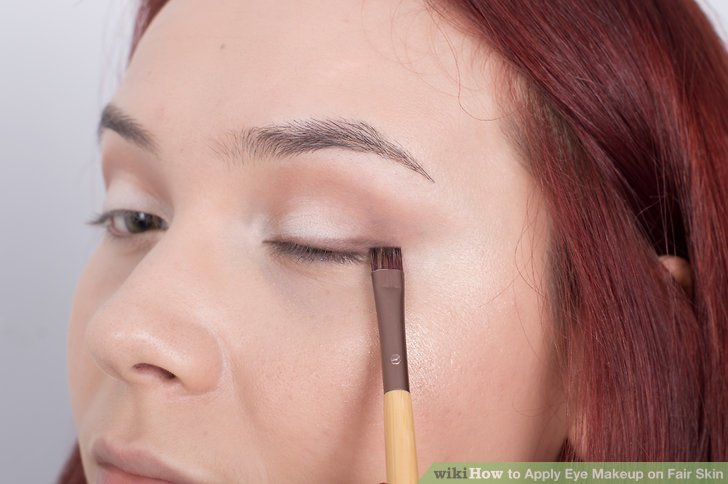 Eye Makeup For Pale Skin How To Apply Eye Makeup On Fair Skin 9 Steps With Pictures