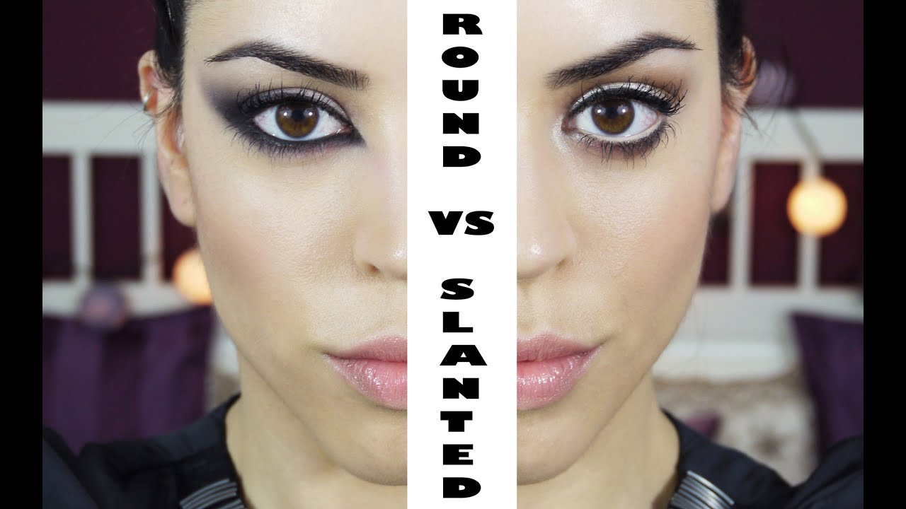 Eye Makeup For Round Eyes Round Vs Slanted Eyes Makeup Tutorial Youtube