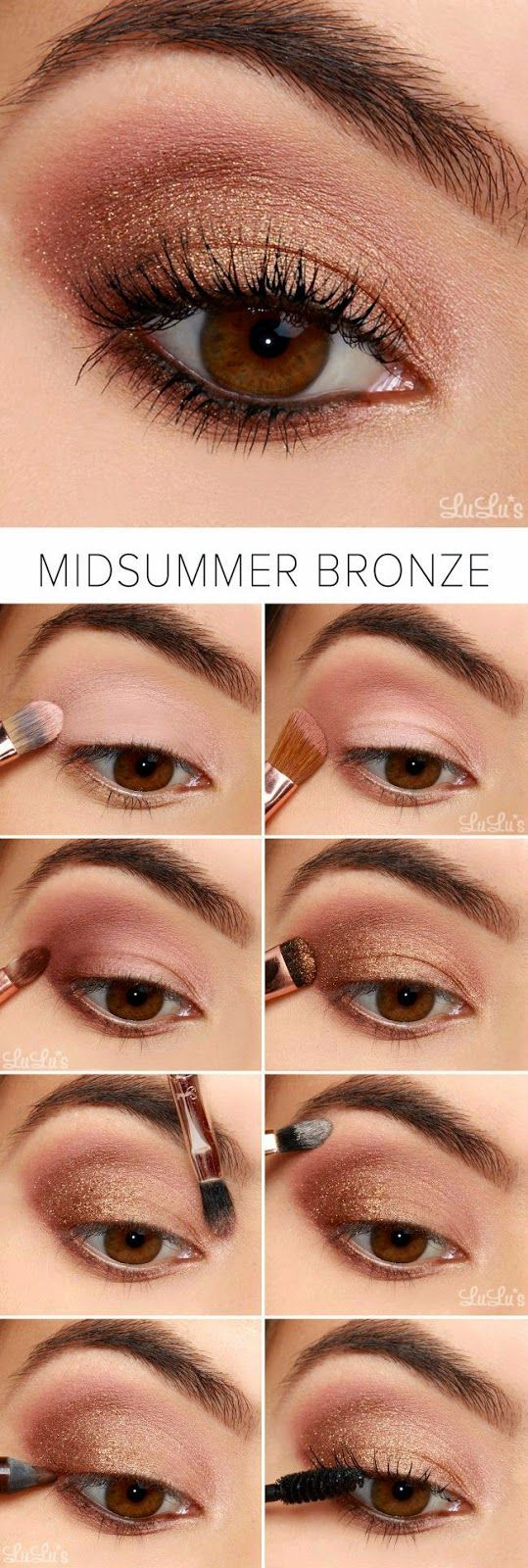 Eye Makeup Ideas For Brown Eyes 10 Easy Step Step Makeup Tutorials For Brown Eyes