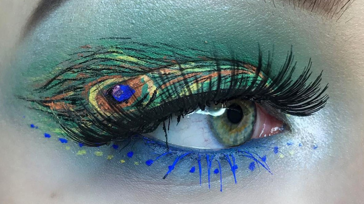 Eye Makeup Looks This Teenagers Art Inspired Makeup Looks Are Insanely Cool Allure
