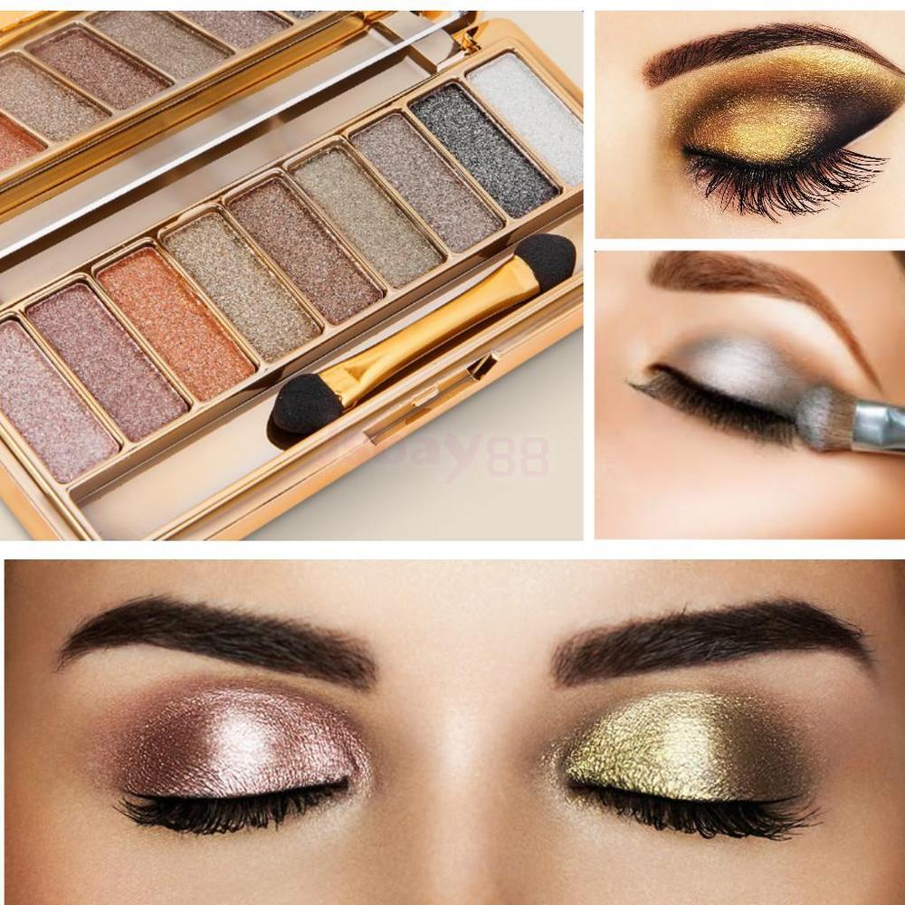 Eye Makeup Shades 9 Shades Colorful Eye Shadow Makeup Cosmetic Shimmer Glitter