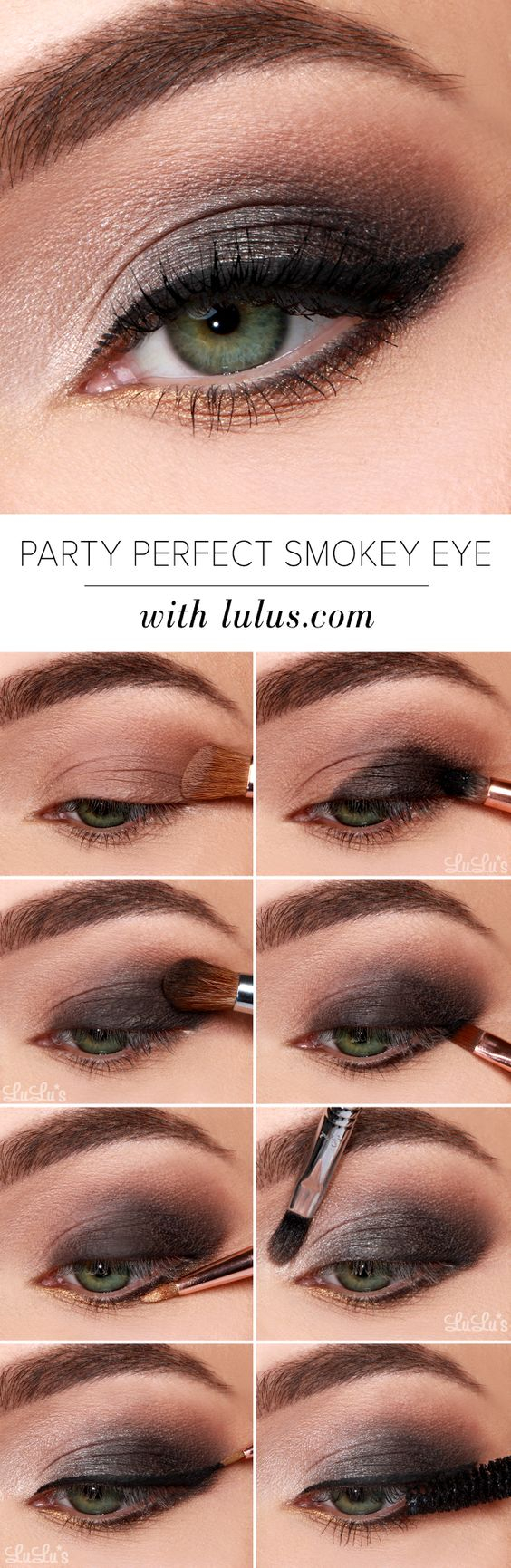 Eye Makeup Styles 10 Quick Easy Step Step Smokey Eye Makeup Tutorials 2019