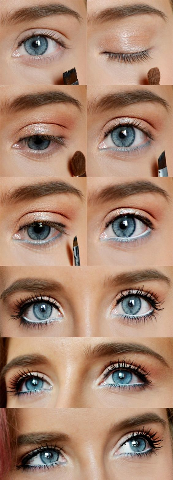 Eye Makeup Tutorial For Blue Eyes How To Rock Makeup For Blue Eyes Easy Makeup Tutorials Ideas