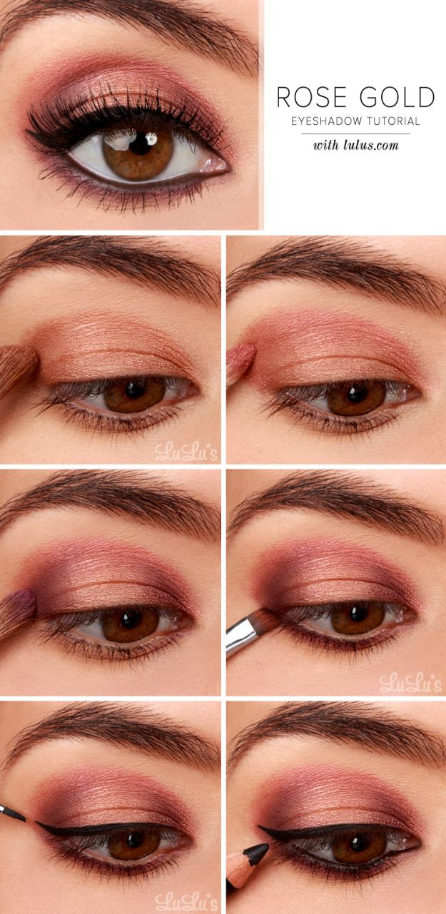 Eye Makeup Tutorials Step By Step Gorgeous Easy Makeup Tutorials For Brown Eyes Makeup Tutorials