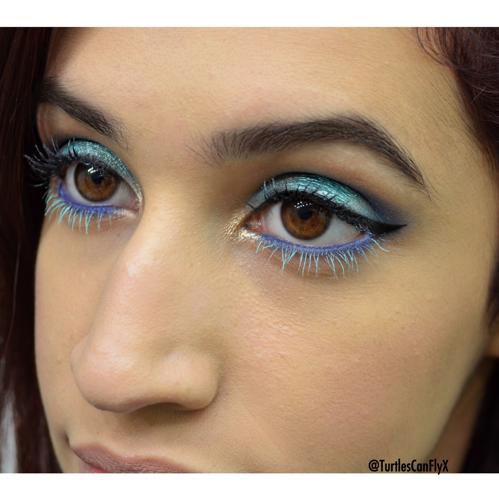 Eye Makeup With Turquoise Dress Girl With Glam Christmas Makeup Archives Girl With Glam