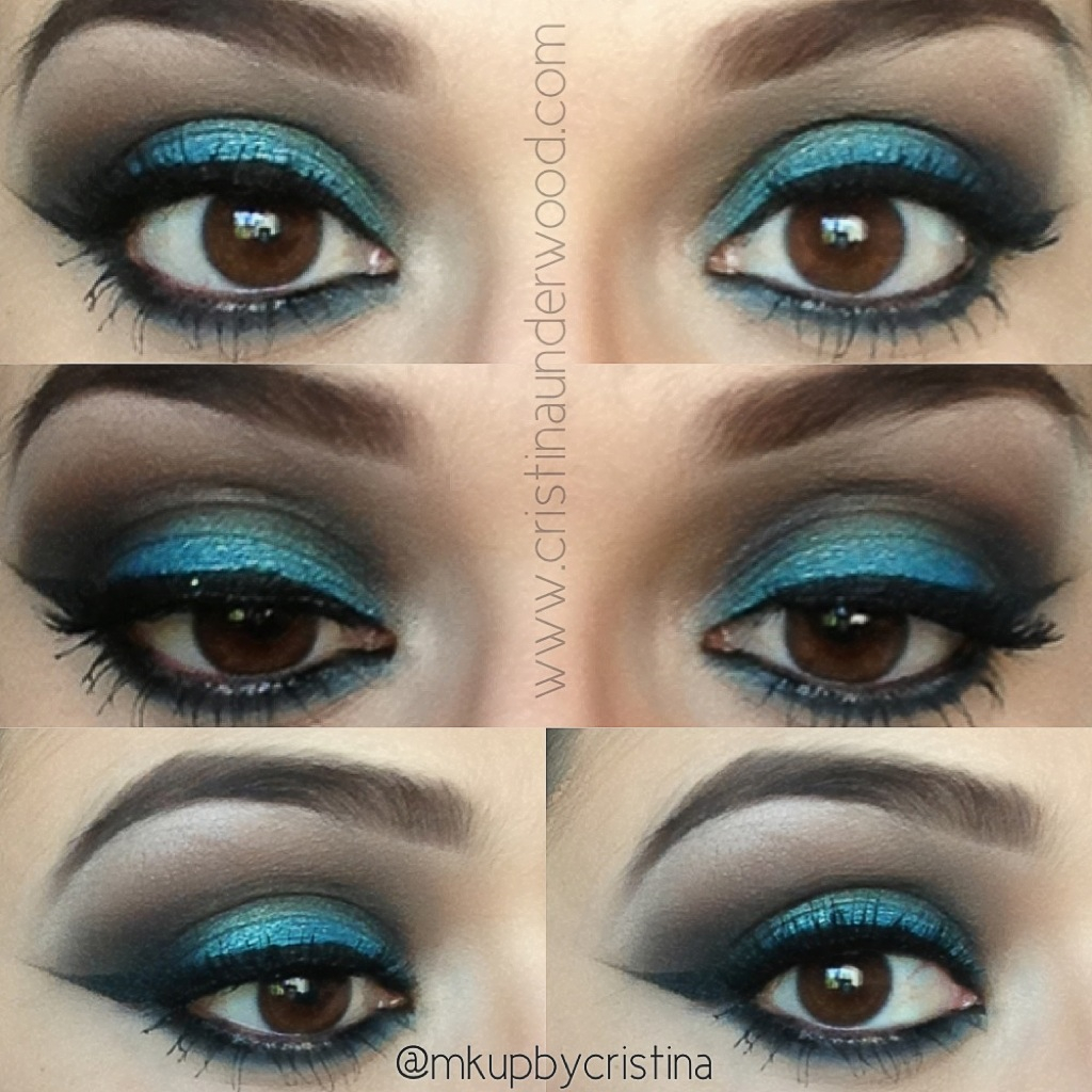 Eye Makeup With Turquoise Dress Turquoise Reverse Smokey Eye Brow Tutorial The Beauty Room Live