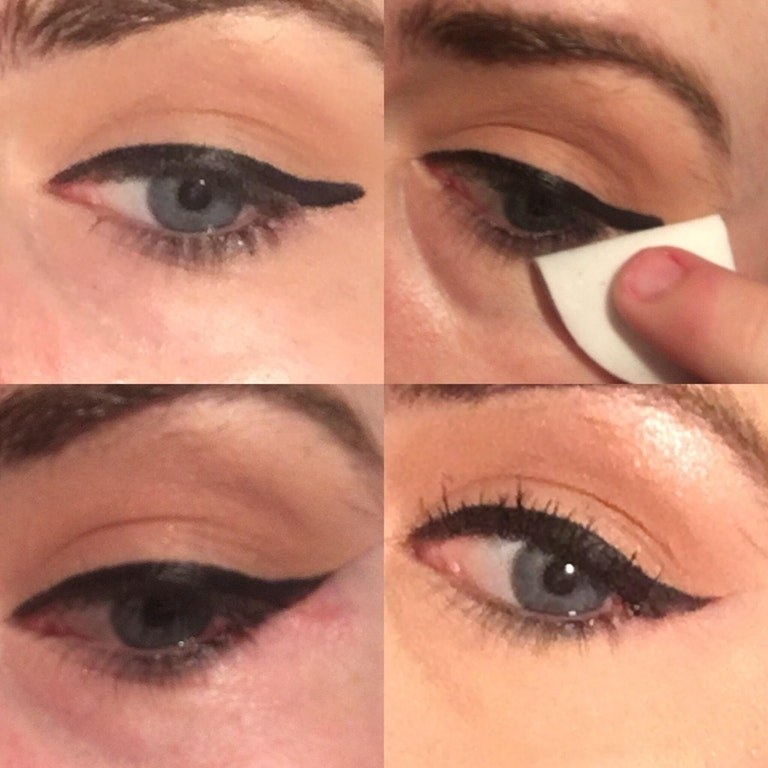 Eye Wing Makeup Easy Winged Eyeliner Trick Makes Your Cat Eye Flick So Sharp Allure