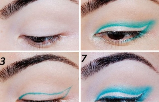 Eye Wing Makeup Gorgeous Blue Winged Eye Makeup Tutorial Alldaychic