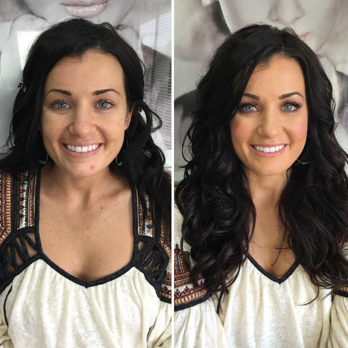 Eyes Before And After Makeup Green Eyes Before And After Hair Makeup Makeup Artist Los