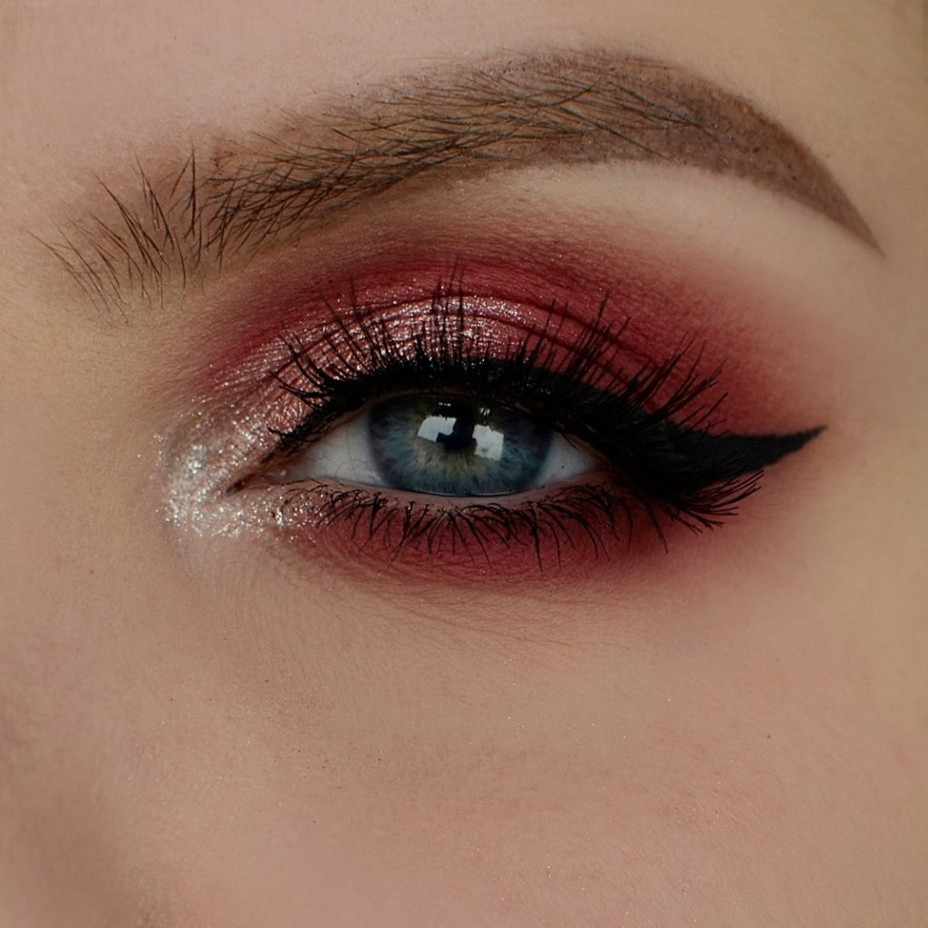 Eyes With Makeup How To Pull Off A Burgundy Red Eye Makeup Isadora Global
