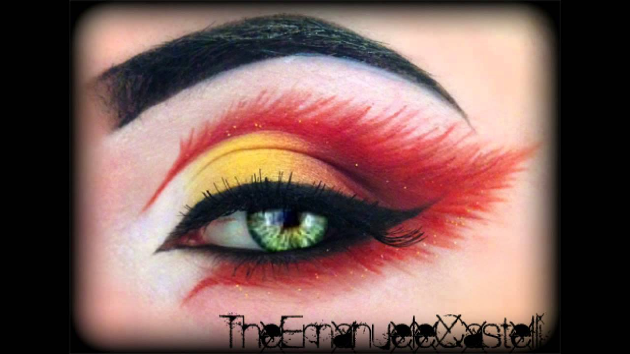 Fairy Eye Makeup Fires Fairy Halloween Make Up Inspired Klairedelysart Trucco