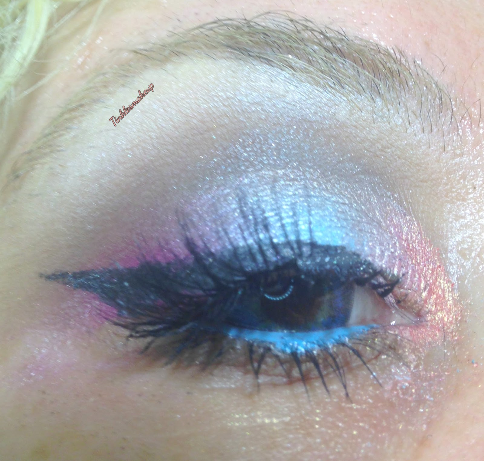 Fairy Eye Makeup Tinklesmakeup Eye Makeup Look Sparkly Fairy Wings