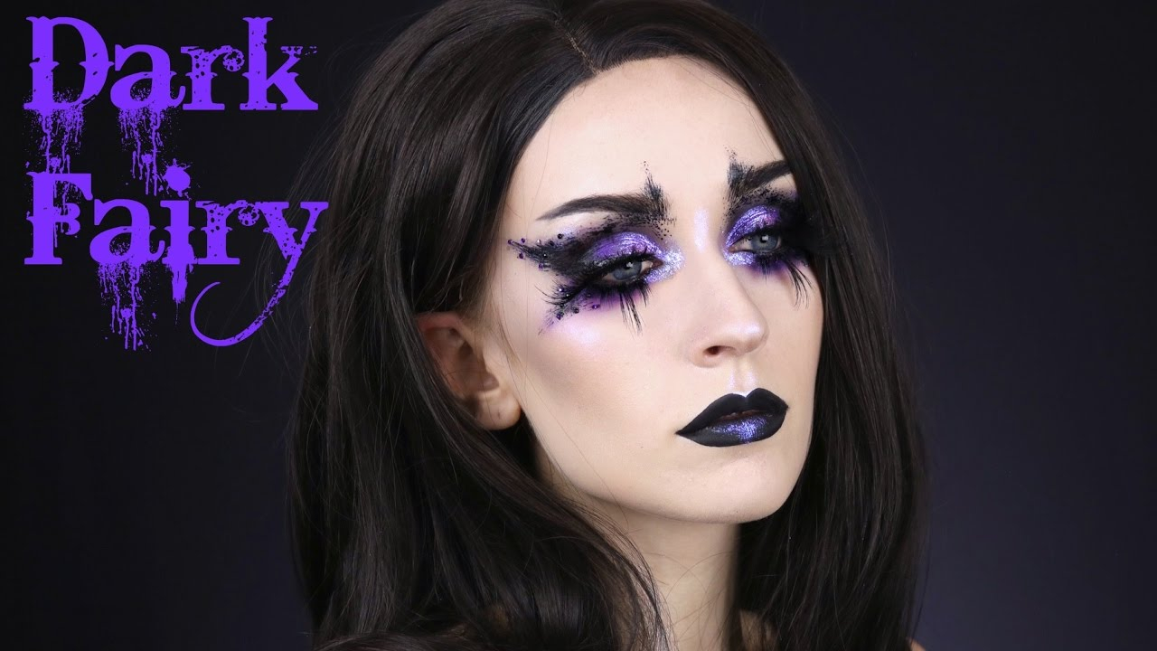 Fairy Eye Makeup Tutorial Dark Fairy Halloween Makeup Tutorial Spooky Avant Garde Makeup