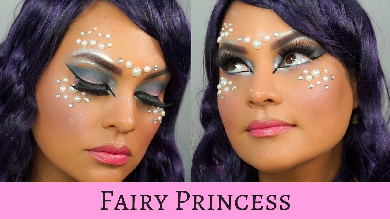 Fairy Eye Makeup Tutorial Easy Halloween Makeup Tutorial Fairy Princess Youtube