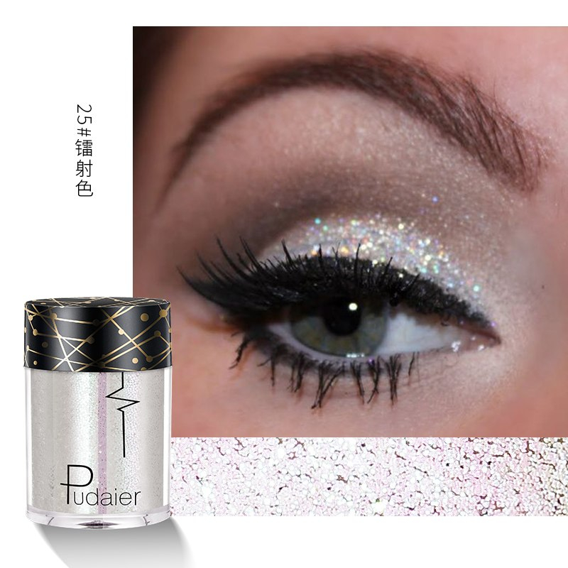 Festival Eye Makeup Pudaier Holographic Sequins Glitter Shimmer Cosmetic Pigment