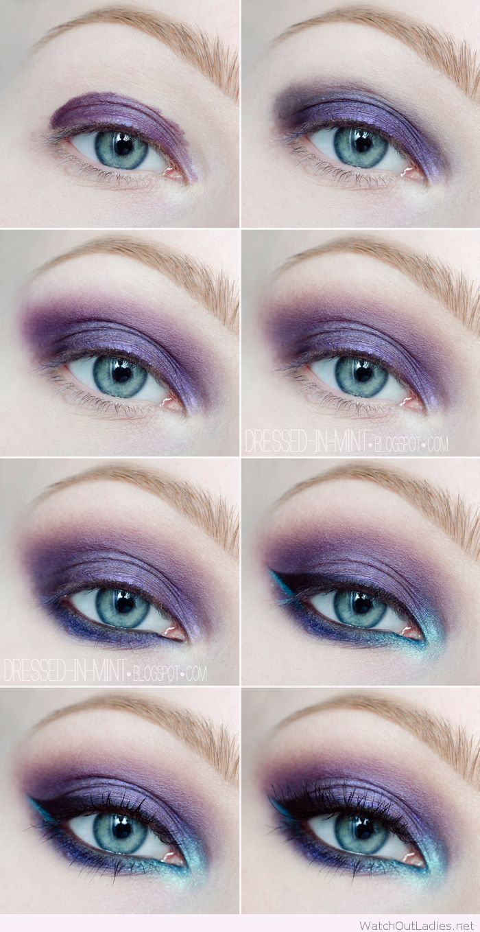 Formal Makeup Ideas For Blue Eyes Best Ideas For Makeup Tutorials Purple And Blue Eye Makeup