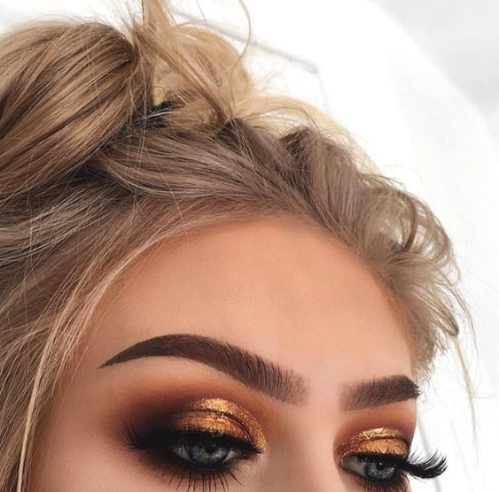 Gold And Smokey Eye Makeup 10 Stunning Smokey Eye Makeup Looks Ecemella