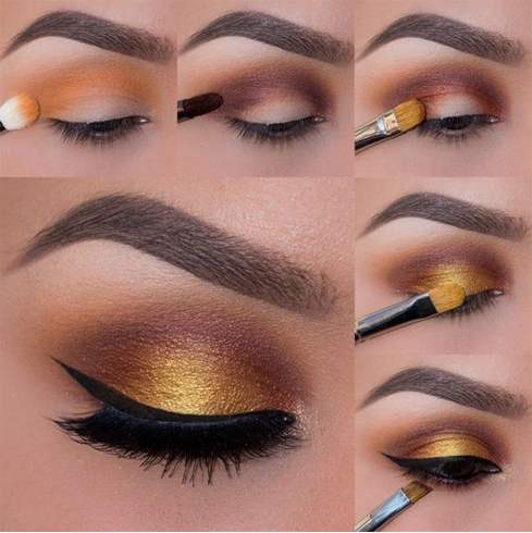 Gold Copper Eye Makeup 7 Exquisite Ways You Could Wear Copper Eyeshadow To Make A Statement