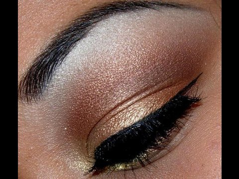 Gold Copper Eye Makeup Glowy Gold And Copper Tutorial Youtube