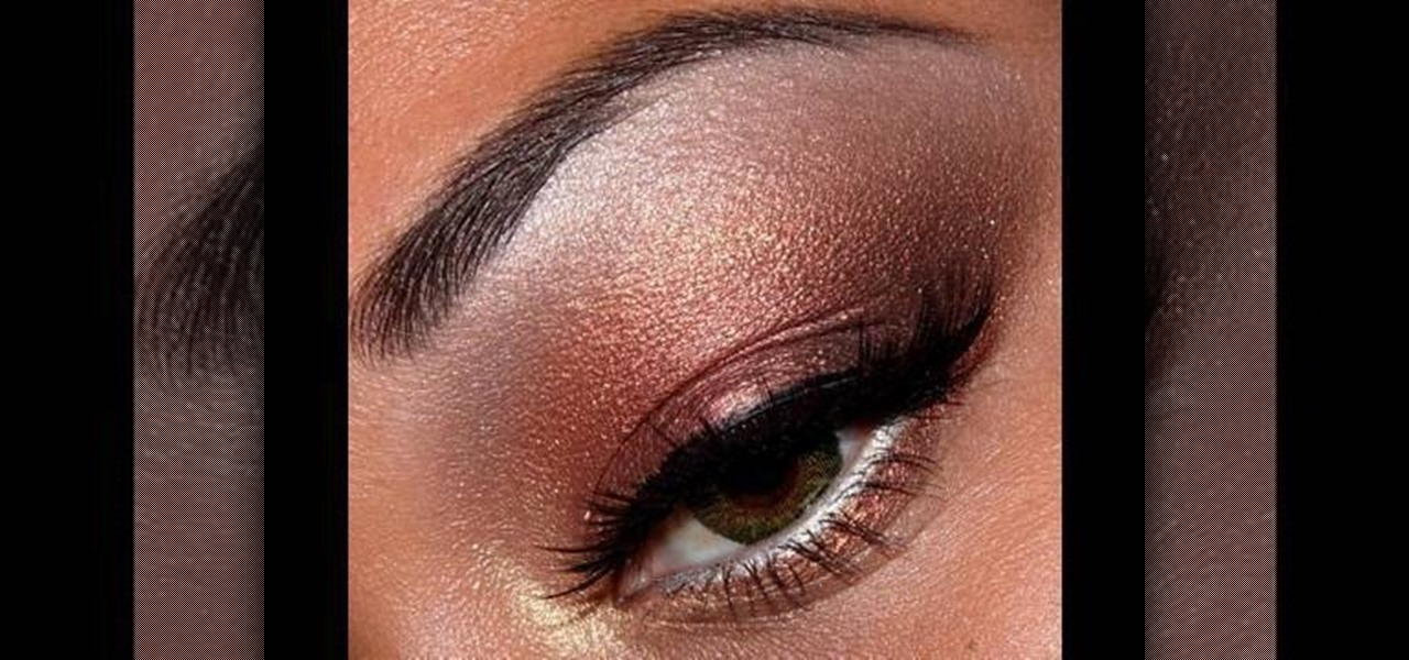 Gold Copper Eye Makeup How To Apply Copper Red Gold Eye Makeup Makeup Wonderhowto