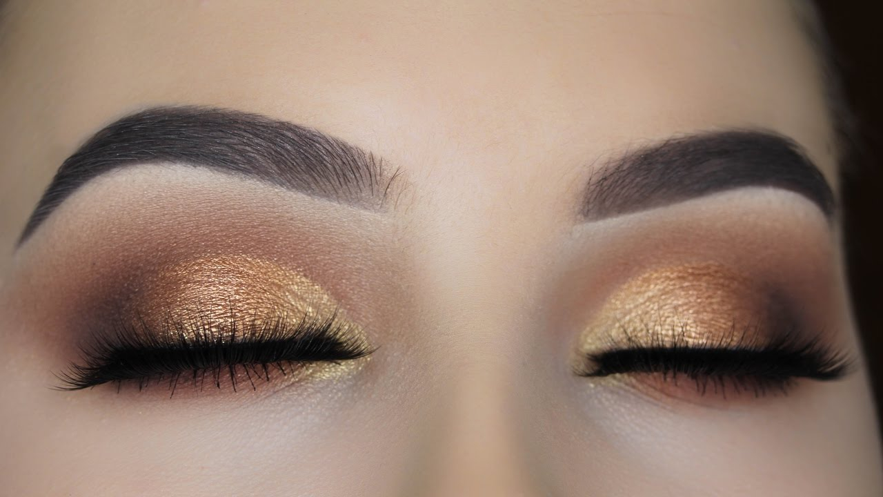 Gold Eye Makeup Tutorial Copper Bronze Eye Makeup Tutorial Youtube