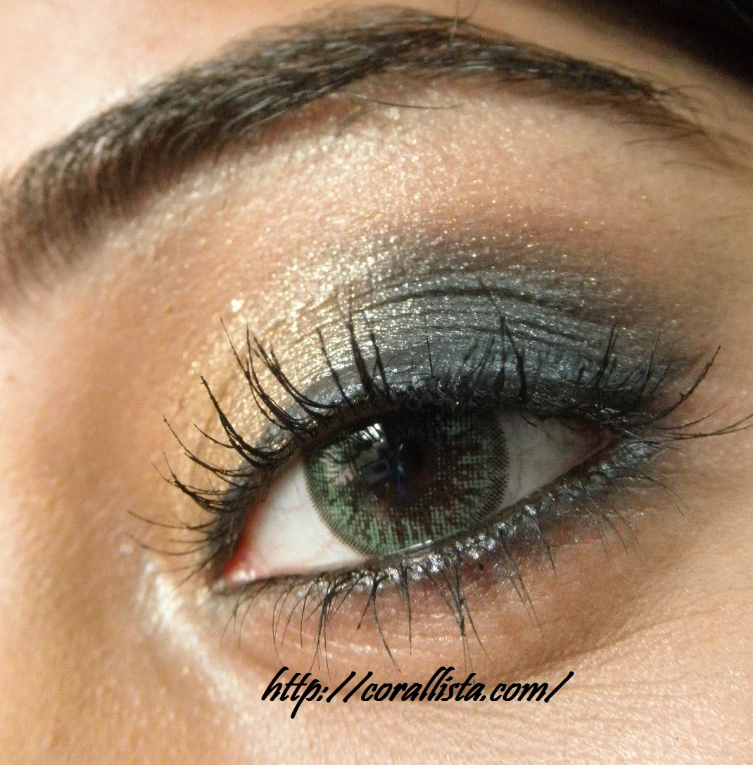 Gold Makeup For Blue Eyes Gold And Blue Festive Eye Makeup Step Step Tutorial Corallista