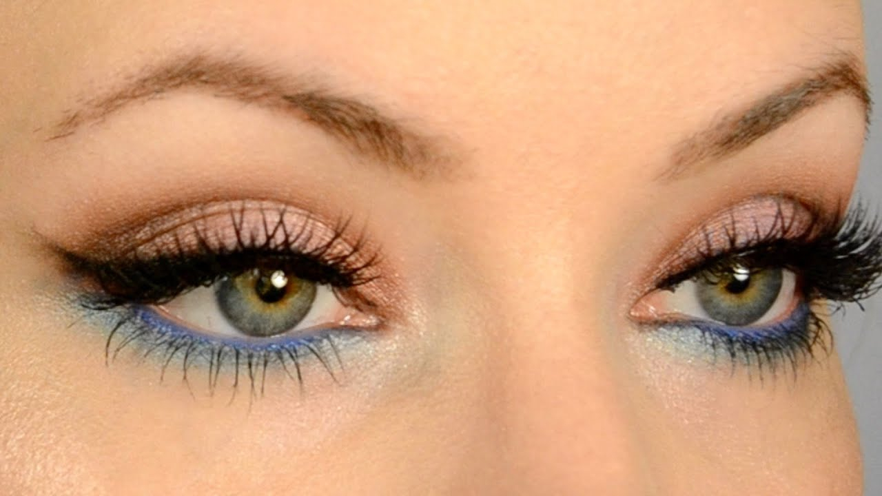 Gold Makeup For Blue Eyes Make Your Eye Color Pop For Gold And Blue Eyes Makeup Tutorial
