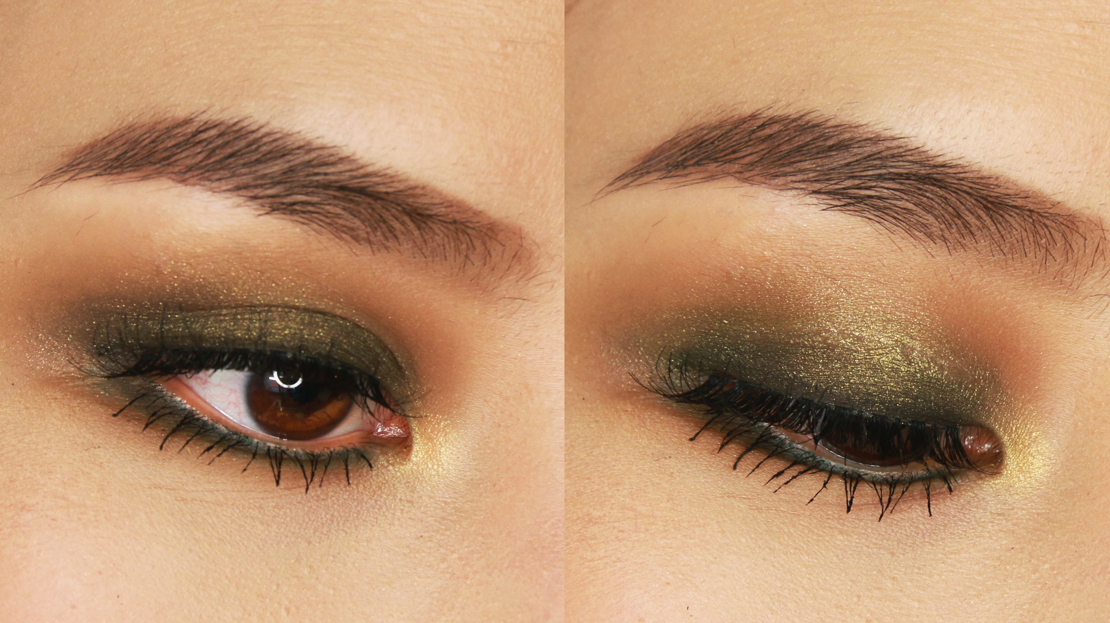 Gold Makeup For Green Eyes 5 Minute Green Smokey Eye Makeup Tutorial For Small Or Hooded Eyes