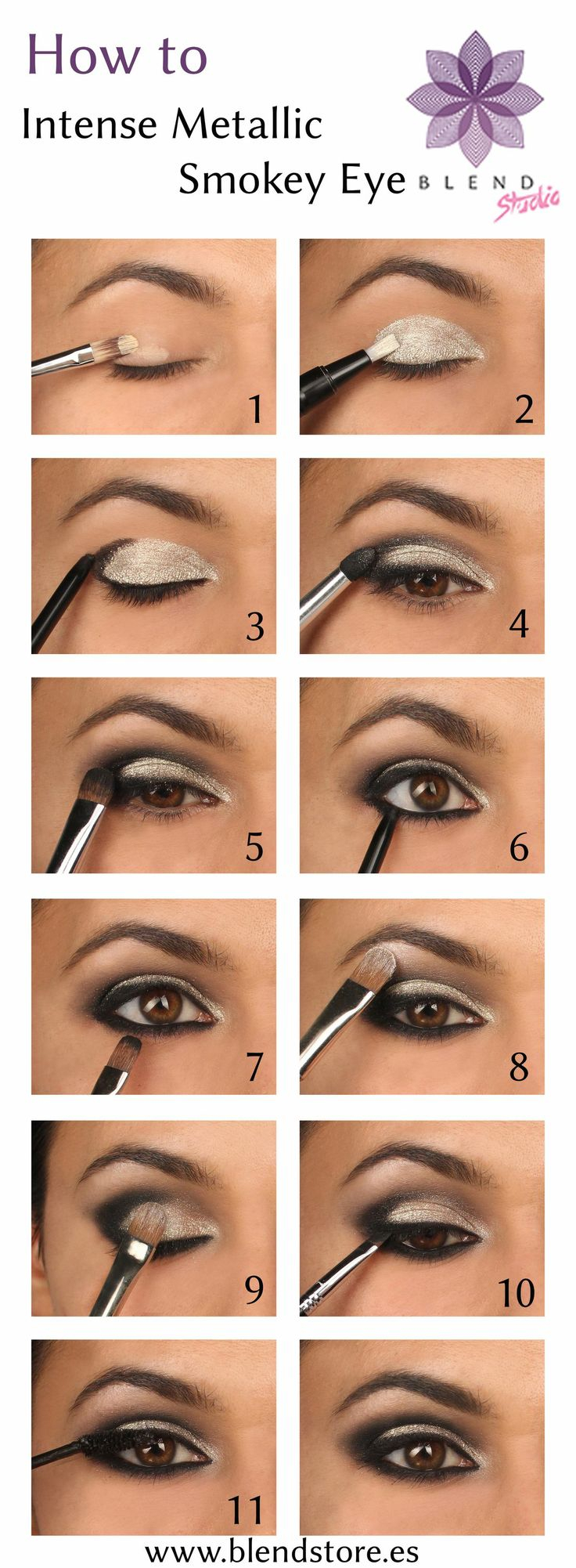 Golden Eye Makeup 15 Smokey Eye Tutorials Step Step Guide To Perfect Hollywood Makeup