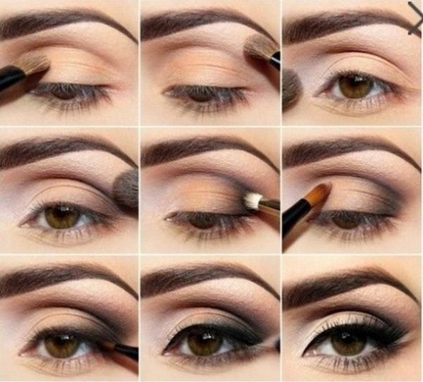 Good Eye Makeup Tutorials Smokey Eye Makeup Tutorial For Blue And Brown Shades The Style Tribune