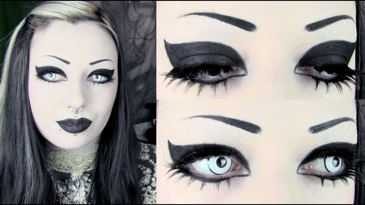 Goth Eye Makeup Simple Striking Goth Makeup Tutorial Toxic Tears Youtube