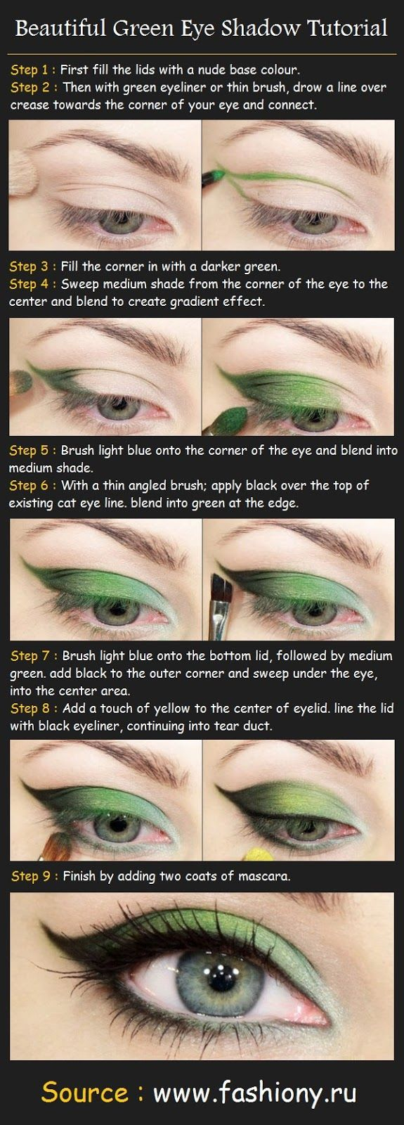 Green Cat Eye Makeup 10 Irresistible Cat Eyeliner Tutorials For Pretty Girls Pretty Designs