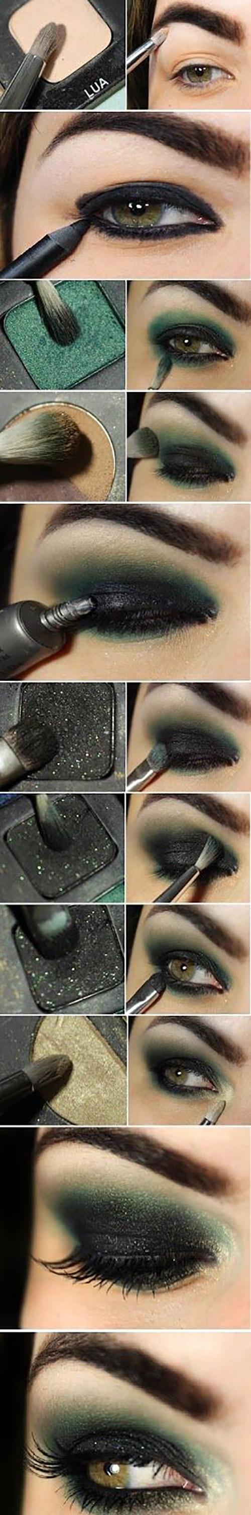 Green Cat Eye Makeup How To Do Smokey Eye Makeup Top 10 Tutorial Pictures For 2019