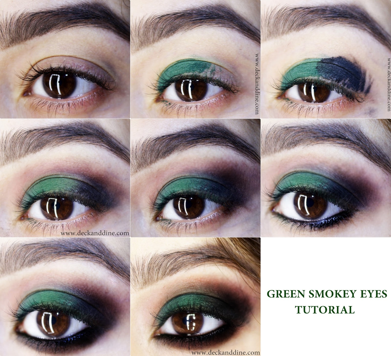 Green Eye Makeup Tutorial Quick Simple And Easy Green Smokey Eye Makeup Tutorial Deck And Dine