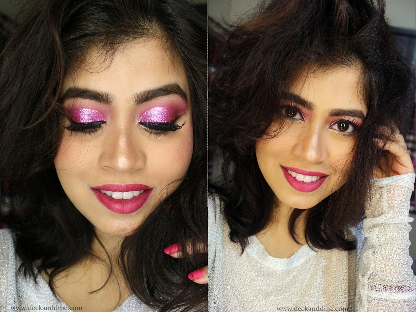Half Eye Makeup Valentines Day Easy And Quick Pink Half Cut Crease Makeup Tutorial