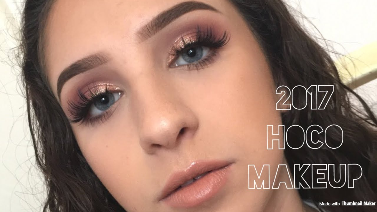 Homecoming Makeup For Brown Eyes 2017 Homecoming Makeup Tutorial Youtube