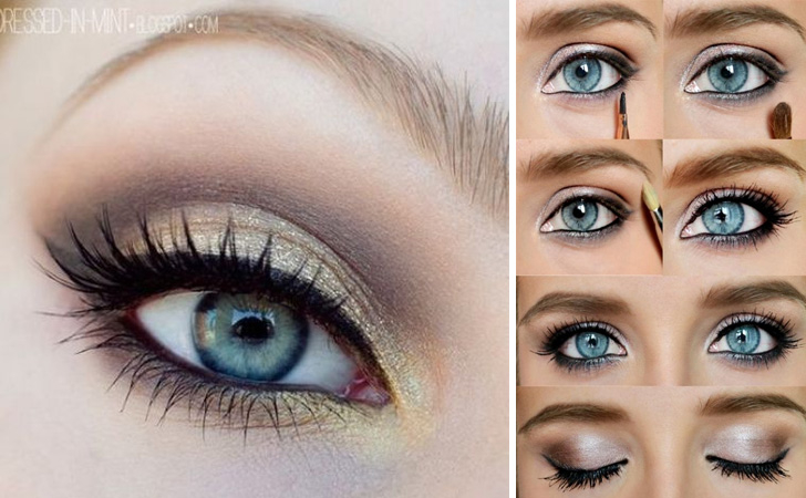 Homecoming Makeup Ideas Blue Eyes 12 Easy Step Step Makeup Tutorials For Blue Eyes Her Style Code