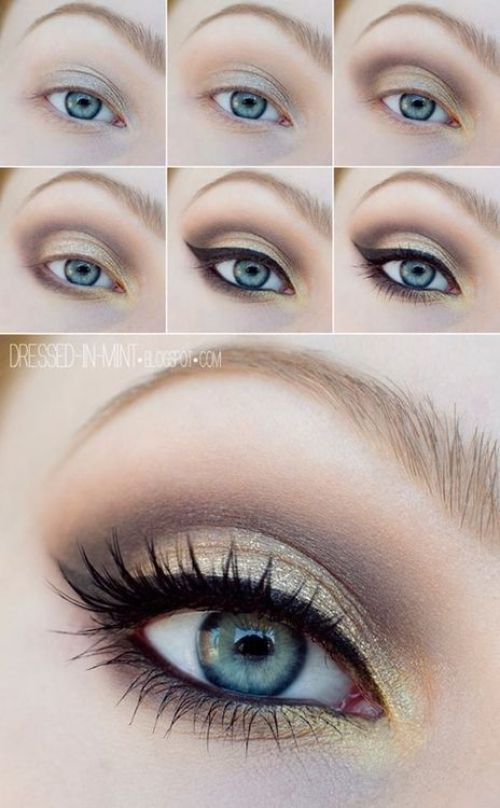 Homecoming Makeup Ideas For Brown Eyes 12 Easy Step Step Makeup Tutorials For Blue Eyes Her Style Code