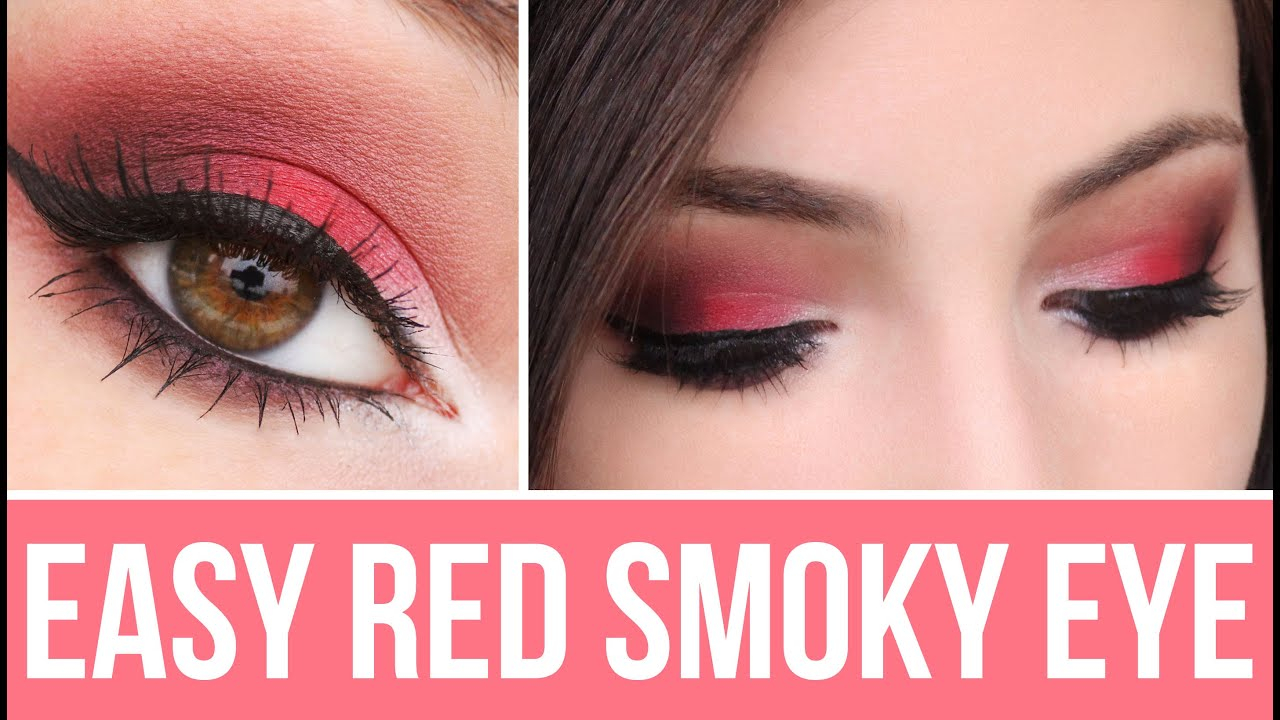 How Do You Do Cat Eye Makeup Easy Red Smoky Eye Tutorial Makeup Kelli Marissa Youtube