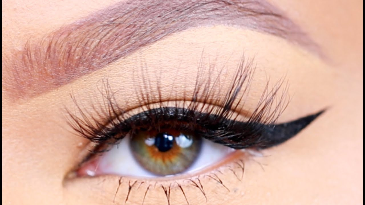 How To Do Angel Wing Eye Makeup How To Winged Eyeliner For Hooded Eyes Updated Youtube