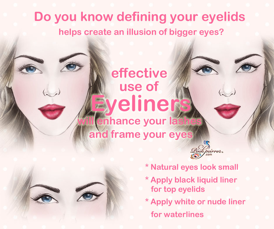 How To Do Makeup To Make Eyes Look Bigger Makeup Tips For Your Eyes Appear Bigger And Wider Pinkmirror Blog
