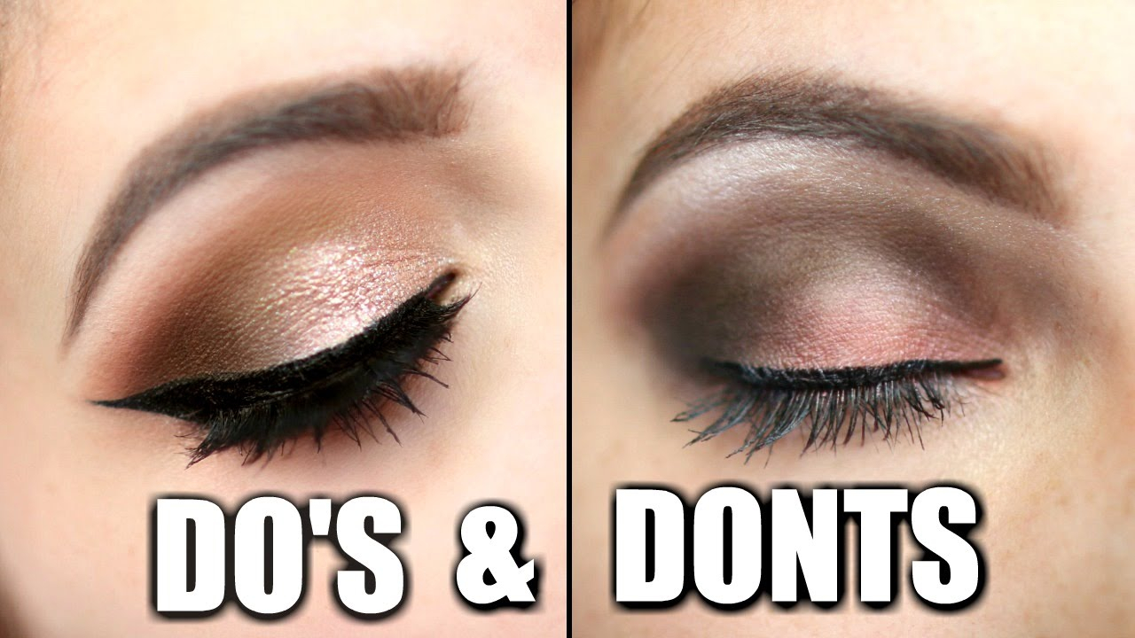 How To Do My Eye Makeup Eyeshadow Dos And Donts Youtube