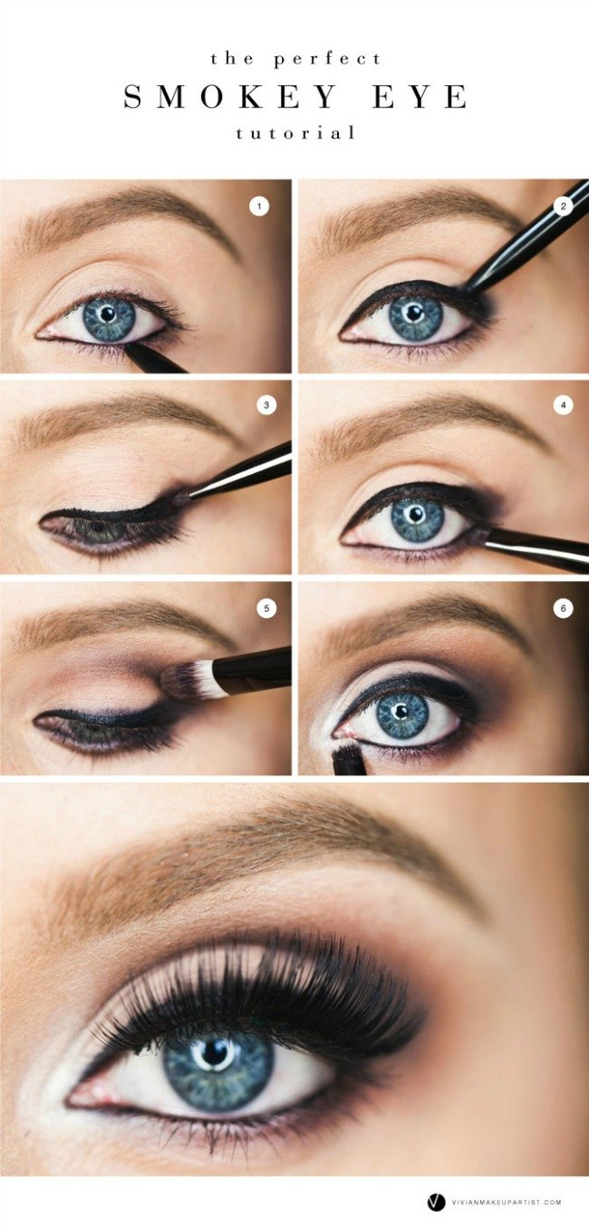 How To Do Perfect Eye Makeup 15 Smokey Eye Tutorials Step Step Guide To Perfect Hollywood Makeup