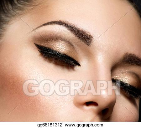 Images Of Beautiful Eyes Makeup Stock Photo Eye Makeup Beautiful Eyes Retro Style Make Up Stock