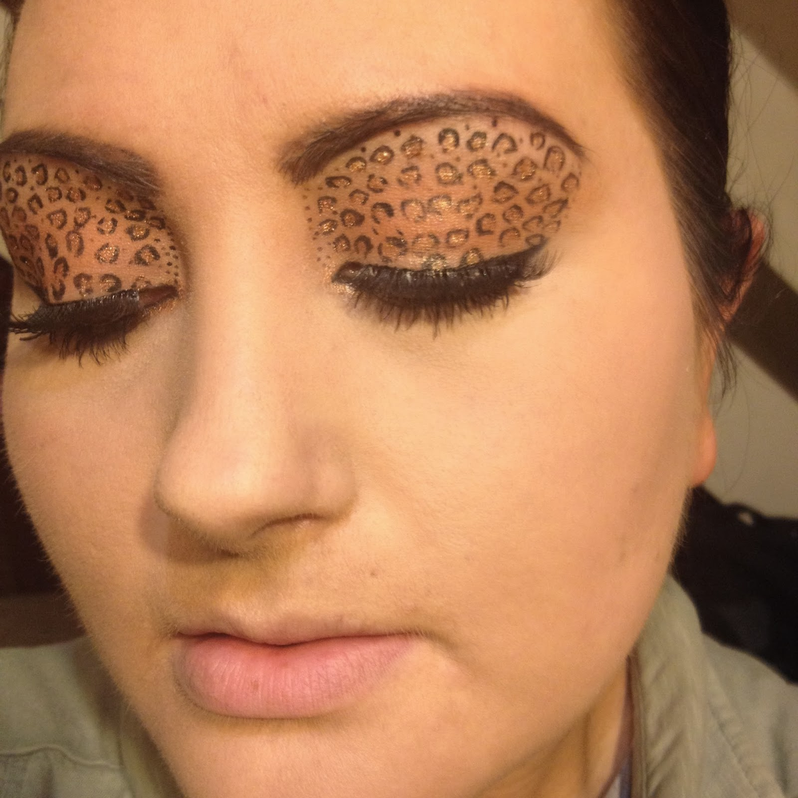 Leopard Eye Makeup Blogger Of A Makeup Addict Leopard Eye Makeup