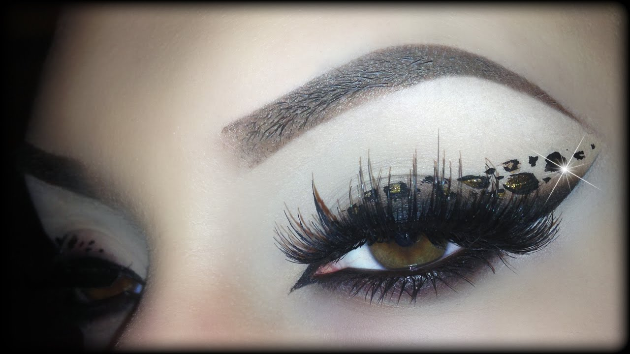 Leopard Eye Makeup Easy Sexy Leopard New Years Eve Liner Arabic Makeup Tutorial
